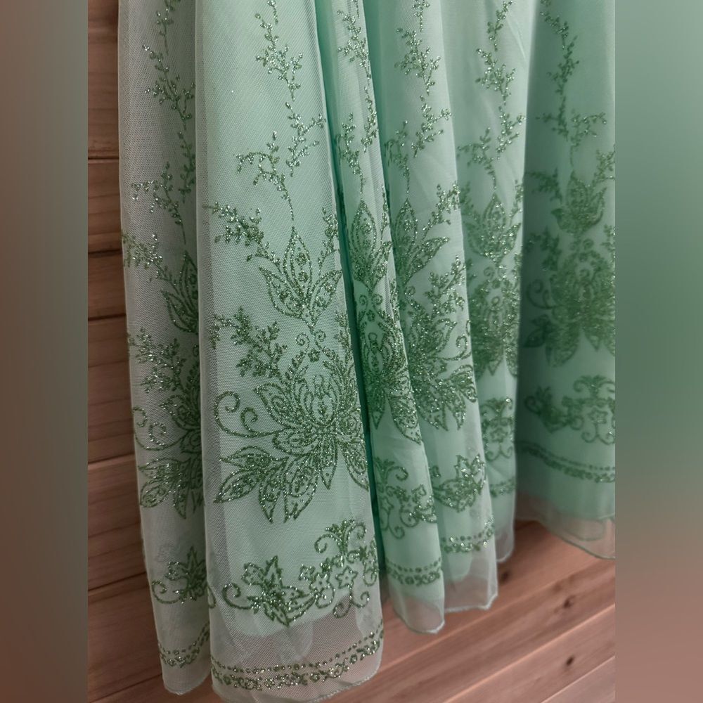 Y2k Ruby Rox Size Small Tinkerbell Green Straples… - image 3